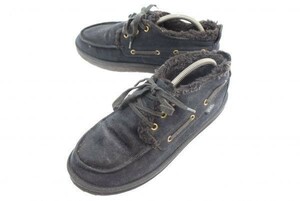 VANS/TIMOTHY CHUKKA★スエード/モカシン【27.0/黒】ボアシューズ/ショートブーツ◆A6-132