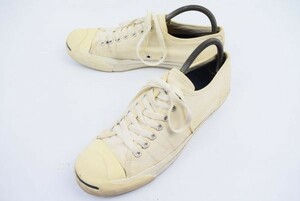 * Converse / Jack purcell * low cut sneakers [27.0/ white ] white canvas *A5-109