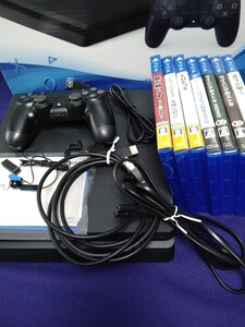 PS4 本体 ソフト7本付 動作確認済