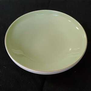 東洋陶器　大皿　大鉢　うす緑　昭和レトロ