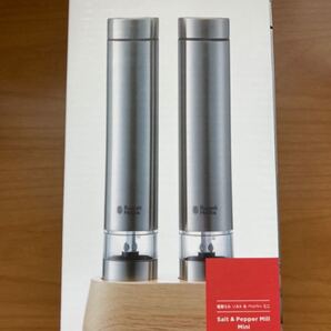Russell Hobbs ラッセルホブス 電動ミル ソルトアンドペッパー 2本セット 7932JP シルバー