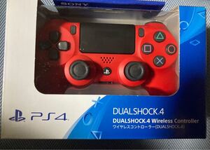 ワイヤレスコントローラー DUALSHOCK4 レッド PS4コントローラー PS4 デュアルショック4 SONY