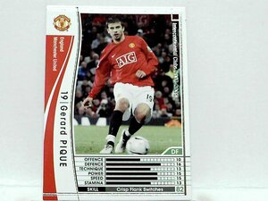 WCCF 2007-08 白 ジェラール・ピケ　Gerard Pique 1987 Spain　Manchester Utd 07-08 #133 Panini