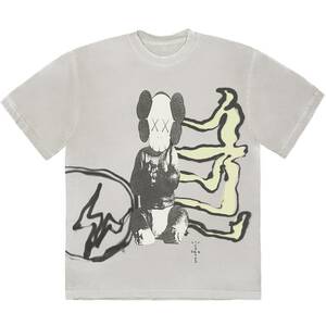 CACTUS JACK KAWS FOR FRAGMENT TEE TRAVIS SCOTT L カクタスジャック フラグメント カウズ Tシャツ トラヴィス