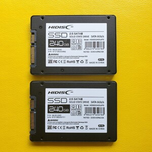 新品未使用 HIDISC SSD 240GB 2枚セット