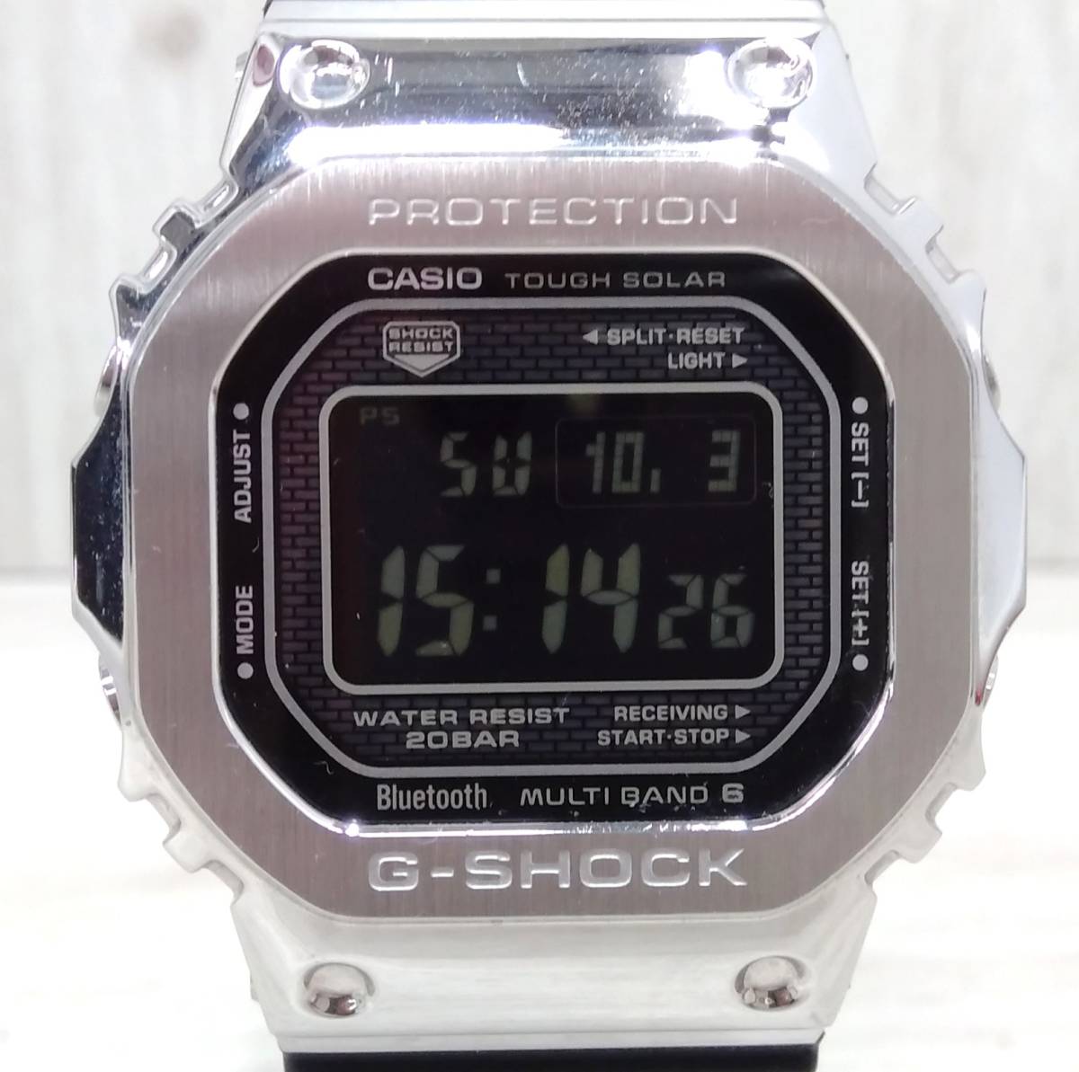 輝い 【最終値下げ】G-SHOCK 電波ソーラー GMW-B5000-1JF - 腕時計 ...