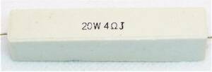  cement resistance 20w4Ω, 1 pcs 