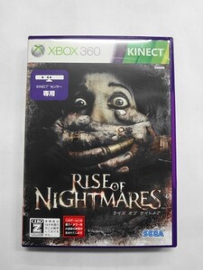 XB21-006 マイクロソフト XBOX 360 ライズ オブ ナイトメア RISE OF NIGHTMARES Kinect キネクト センサー 専用 レトロ ゲーム ソフト 美品