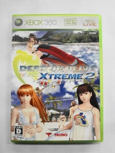 XB21-014 マイクロソフト XBOX 360 デッド オア アライブ エクストリーム 2 DOA DEAD OR ALIVE XTEME 2 テクモ レトロ ゲーム ソフト