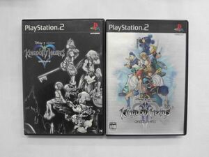 PS2 21-054 ソニー sony プレイステーション2 PS2 プレステ2 キングダムハーツ 1 II 2 セット ゲーム ソフト 使用感あり