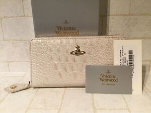 新品 ヴィヴィアン Vivienne Westwood クロコ調 アプリコット