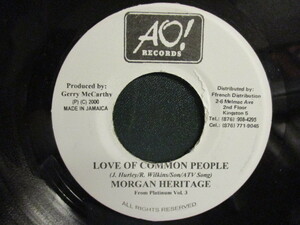 Morgan Heritage ： Love Of Common People 7'' / 45s ★ レゲエ / Reggae ☆ 落札5点で送料無料