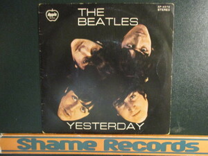 The Beatles ： Yesterday 7'' / 45s ★ Rock ☆ c/w Act Naturally / You Like Me Too Much / It's Only Love / 落札5点で送料無料