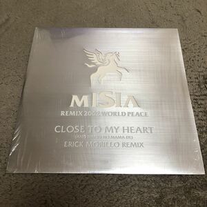 [ shrink attaching ]mi- car MISIA REMIX 2002 WORLD PEACE Close To My Heart Erick Morillo Remix /12 -inch single record / BNJS29007 /
