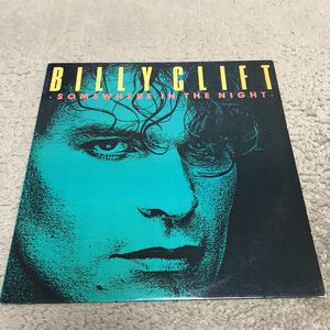 BILLY CLIFT somewhere IN THE NIGHT /【US盤】LP レコード / NIGHT WAVE RECORDS NWO9205 / ロックポップス /