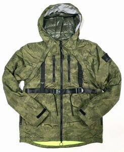 新品「KILT HERITAGE」“MAN CAMO NYLON JACKET KILT” カモフラージュ柄 ナイロン パラシュートジャケット Camo-Army SIZE:L