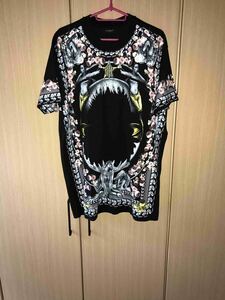 正規 14SS GIVENCHY ジバンシー ジバンシィ シャーク マーメイド オーバーサイズ Tシャツ カットソー XXS 14S 7320 651