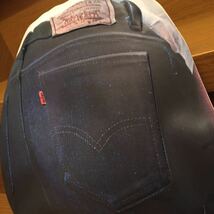 ビンテージ LEVI'S リーバイス Ida Van Bladel 501XX 大戦 デニム ジーンズ バッグ バナー 看板 広告 ディスプレイ お尻 ヒップ ポスター_画像3