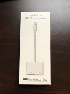 iPhone Lightning - USBカメラアダプタ 変換アダプタ 接続ケーブル 【純正品ではありません】