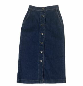 UNIQLO JEANS★ユニクロ★（w58）ストレッチ デニムスカート