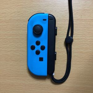 ★Nintendo Switch Joy-Con (L) ネオンブルー 純正品 ストラップ付