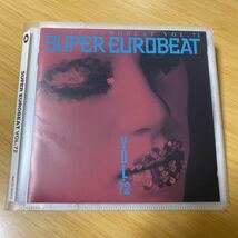 【美品】CD Super Eurobeat Vol.72 スーパー ユーロビート avex trax_画像1