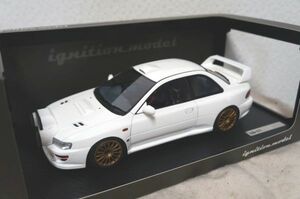 イグニッションモデル スバル インプレッサ 22B-STi Version (GC8改) 1/18 ミニカー 白