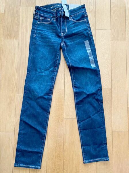 ☆新品タグ付　アメリカイーグルス　ヴィンテージ デニムパンツ DENIME 0 25W スキニー　skinny ジーンズ