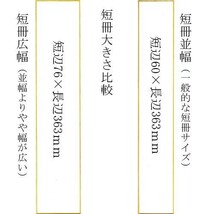 短冊 並幅 練習帳画仙15枚綴り0245 (607681) 書道 日本画 水墨画 水彩画 ちぎり絵 俳句 短歌 サイン_画像3