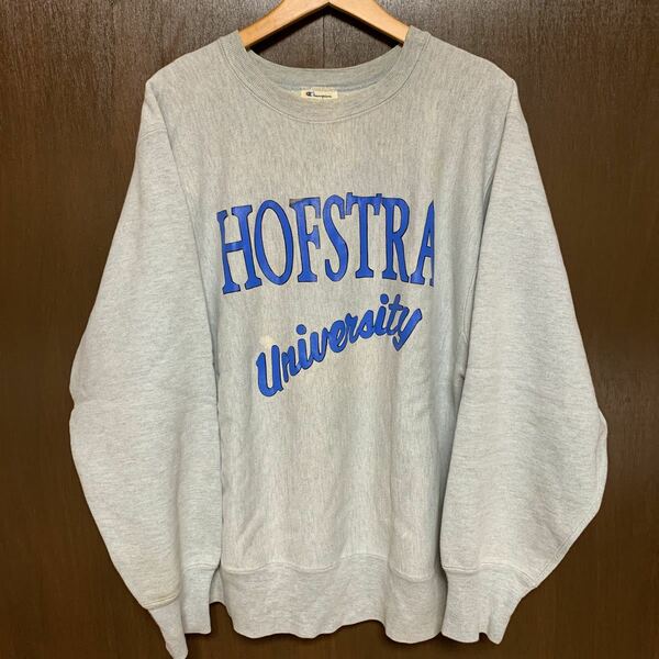 80s Champion チャンピオン reverse weave リバースウィーブ USA製 サイズL アメリカ製 スウェット パーカー HOFSTRA UNIVERSITY