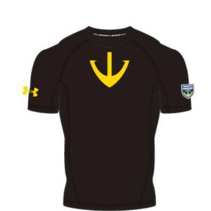 アンダーアーマー UNDER ARMOUR 宇宙戦艦ヤマト コラボ コンプレッションシャツ ★STAR BLAZERS ★ブラック