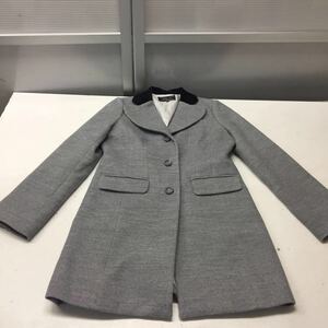  free shipping *HusHusH HusHush * Chesterfield coat long coat outer * gray * size 2 M size #30618sj29