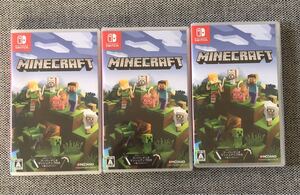 マインクラフト Switch 新品シュリンクつき 3本セット