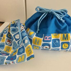 入園グッズ2点セット! お弁当袋 コップ袋 ハンドメイド