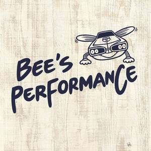 ■ BEE'S PERFORMANCE Tシャツ■Sサイズ（ホワイトxネイビー）DODGE BEE MOPAR　ダッジ　MOPAR　アメリカアメ車