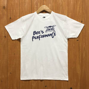 ■BEE'S PERFORMANCE Tシャツ■XLサイズ（ホワイトxネイビー）DODGE BEE MOPAR　ダッジ　MOPAR　アメリカアメ車