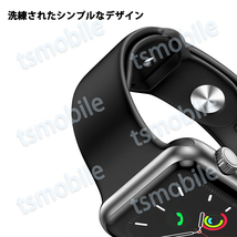 apple watch ベルト シリコン 1本 バンド 女性 男性 防水 伸縮 ループ スポーツ ビジネス 学生 iWatch series7 6 5 4 3 2 1 SE_画像7