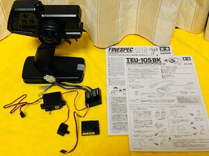 新品未使用 タミヤ XBセット品 送信機 受信機 アンプ サーボ ファインスペック TEU-105BK TSU-03
