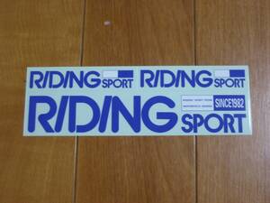 ライディング・スポーツ　Riding　Sport　ステッカー