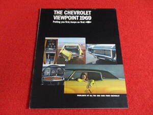 V CHEVROLET VIEWPOINT 1969 Showa era 44 catalog V