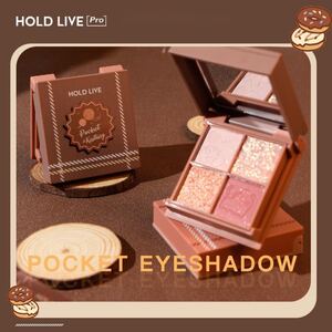【HOLD LIVE pro】アイシャドウ パレット 4色 コンパクト 海外コスメ #601