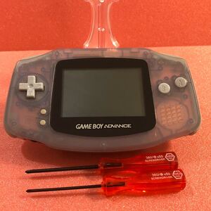 ゲームボーイアドバンス シェルと液晶 おまけでy字とプラスドライバー