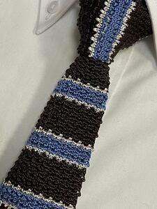  новый товар не использовался с биркой "Marco Tanborini" maru ko язык bo Lee ni окантовка вязаный галстук бренд галстук 110001