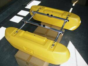  new goods float boat Z1-(KAI) modified for addition float ( yellow )