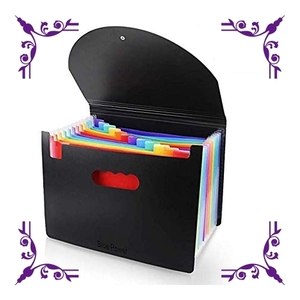 【送料無料】サイズ13ポケット カラー ドキュメントスタンドA4 13ポケットファイルボックス 書類ケース 収納ボックス 整理 自