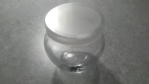 抹茶共和国ガラス製容器 計２個（中古品）