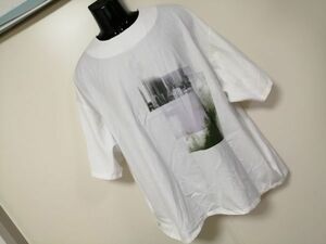 kkaa1872 ■ HARE ■ ハレ シャツ Tシャツ トップス 半袖 ビッグシルエット ドロップショルダー 白 S