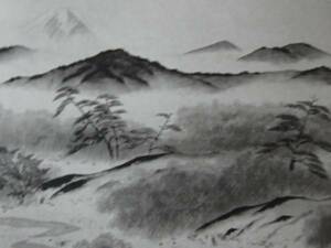 Art hand Auction 横山大観, 富士山･武蔵図, 限定200部, 落款サイン入, 新品額付 送料無料, ami5, 絵画, 油彩, 自然, 風景画