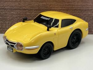 即決有★プルバックカー トヨタ TOYOTA 2000GT 黄 イエロー★ミニカー