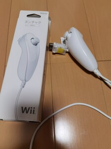 Wii ヌンチャク 白 任天堂 純正品